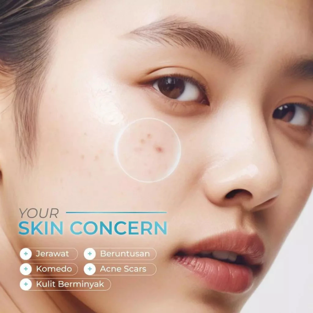 Wardah Acnederm Facial Wash Salicylic Acid Zinc Acne 50ML / Distributor Cream Ori - Gambar 4
