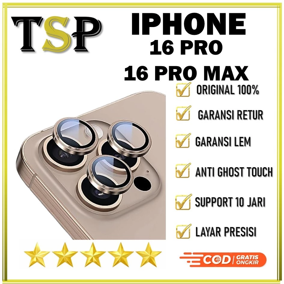 LENSA KAMERA FOR 16 PRO / 16 PRO MAX LENS KAMERA KACA KAMERA ORI