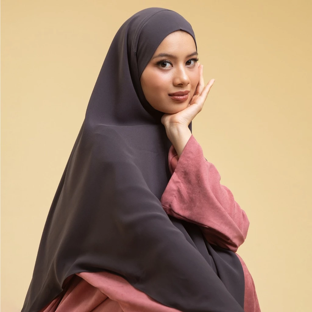 Lozy Hijab - Sara Khimar Bandana (Khiban Khimar Bandana Syari Bahan Neosoft Anti UV) - Gambar 3