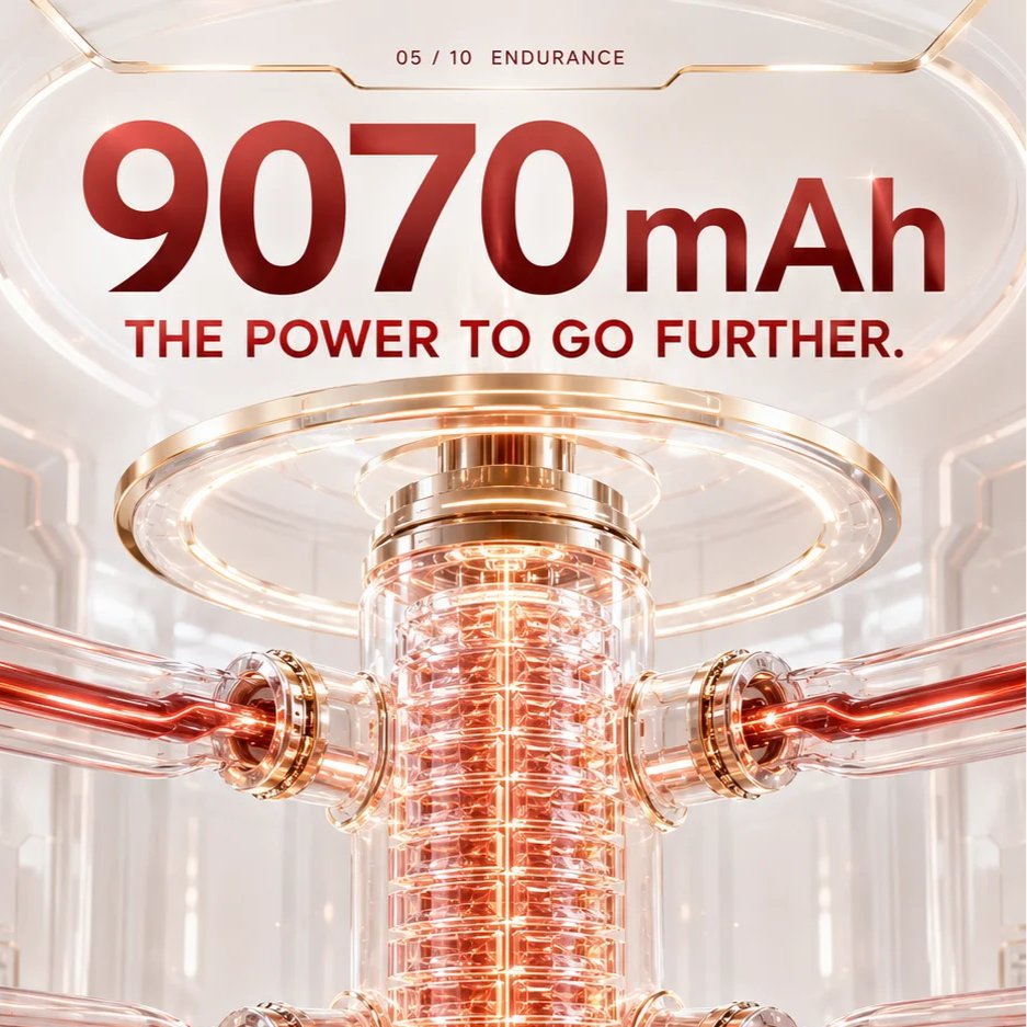 Redmi K100 Pro Max 5G 6.9''AMOLED 185HZ Snapdragon 8 Elite Gen 5 9070mAh 100W 200MP Main 50MP Telefoto - Gambar 3