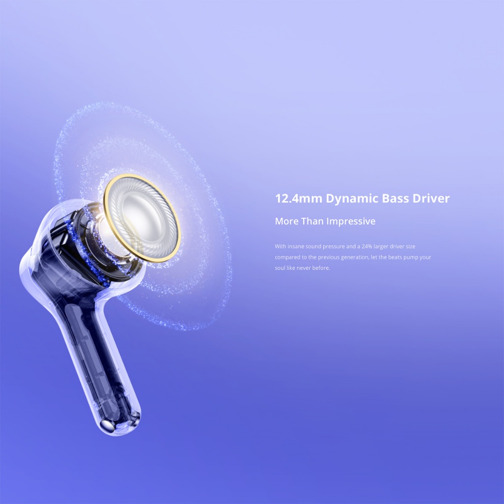 realme Buds T200 Lite ( Up to 48 Hours of playback | 12.4mm Dynamic Bass Driver | Quad-mic Al Deep Call Noise Cancellation) - Gambar 3