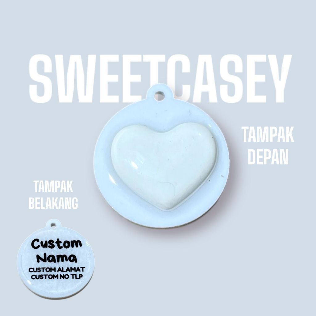 LIONTIN ONLY CINTA/LIONTIN CUSTOM NAMA/FREE NAMA/KALUNG CUSTOM NAMA DEPAN BELAKANG - Gambar 3