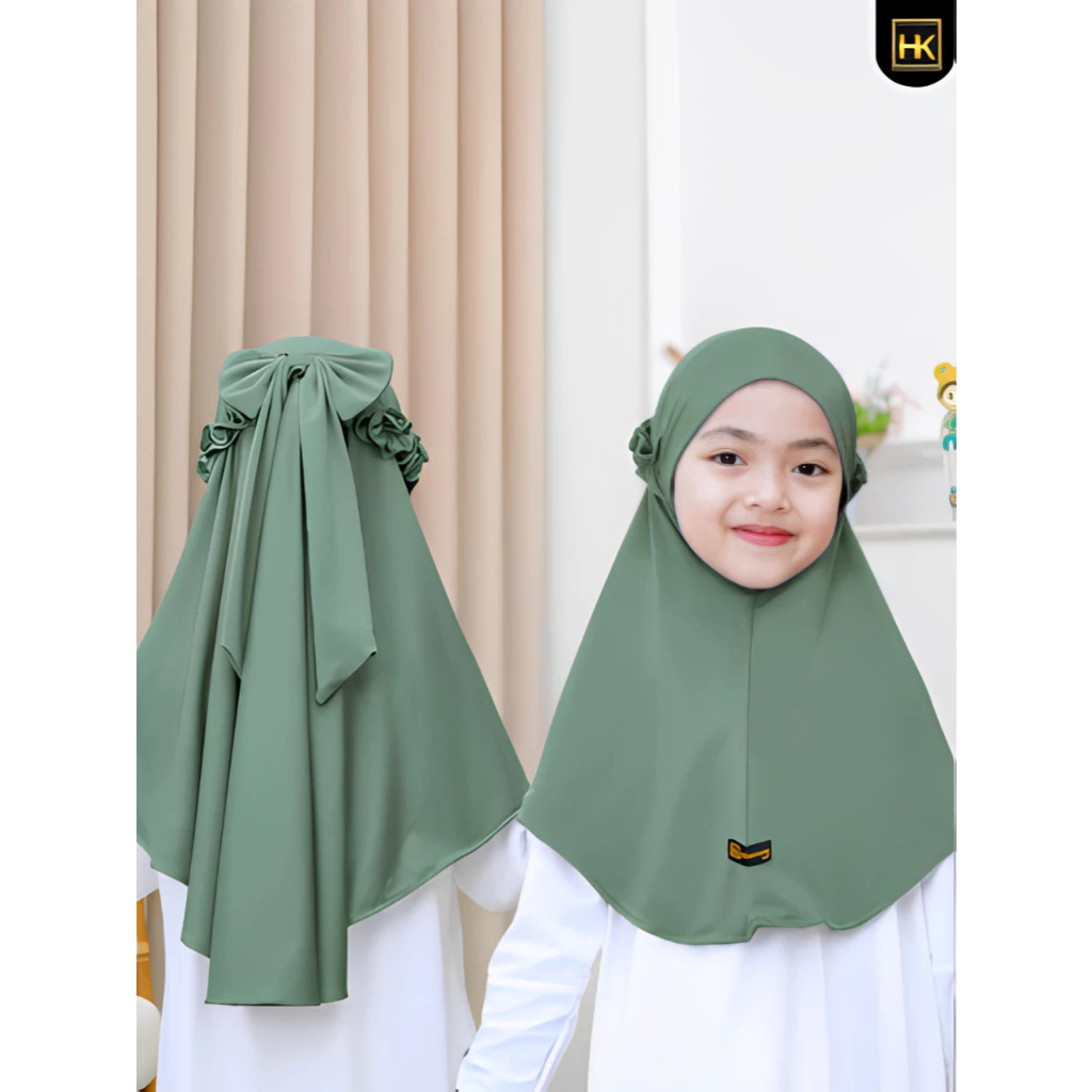 (DISA Kidz) Jilbab Pita Anak Instan Jersey 1-10 Tahun Hijab Daily Perempuan Muslim Terbaru