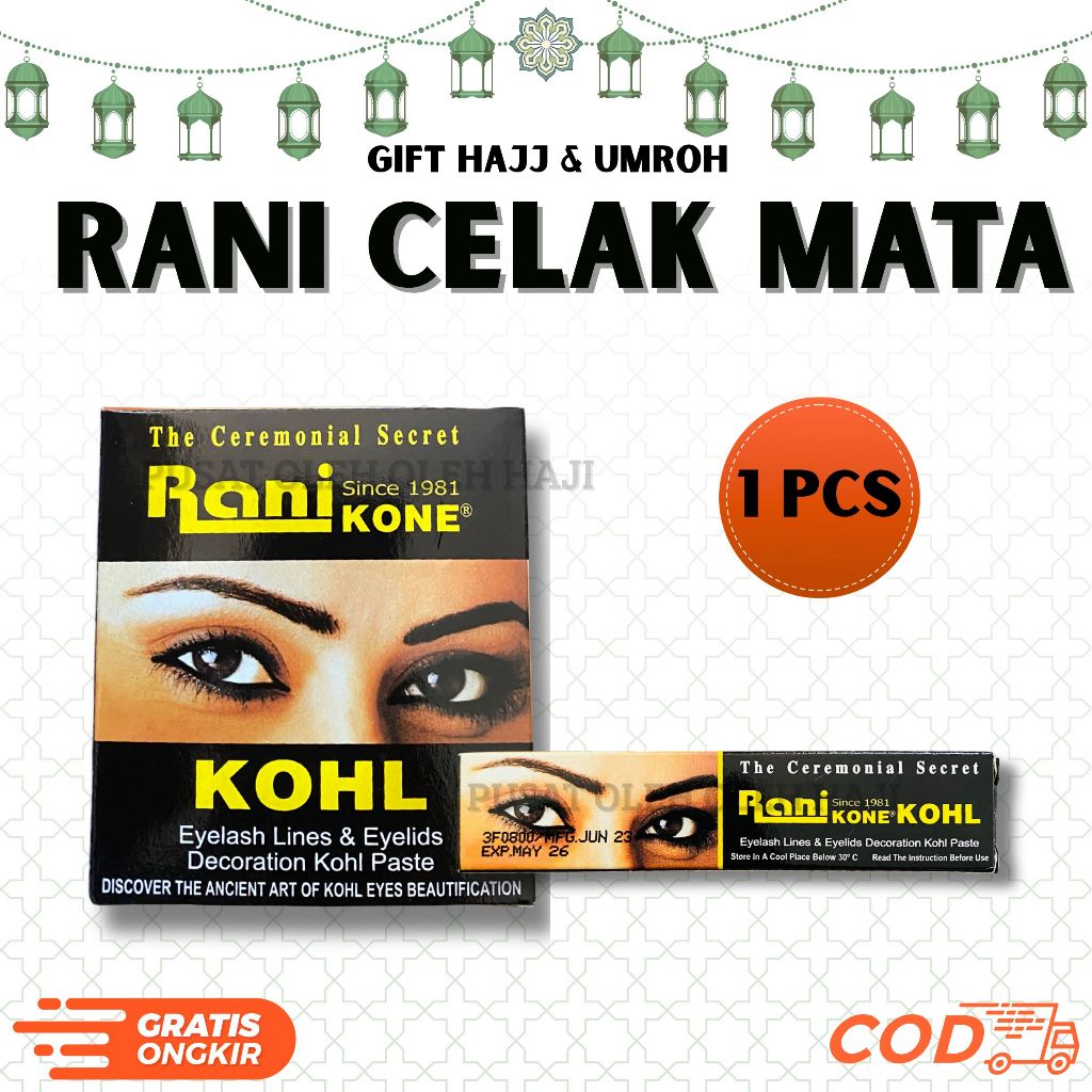 MATA RANI EYE EYELINER 1 PCS RANI KOHL I ARABIC EYELINER I HAJJ AND ...