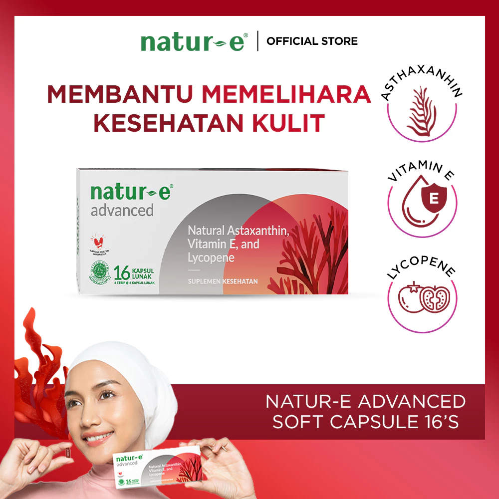 Natur-E Bundle Advanced Soft Capsule 16s + Soft Capsule Skinstart 100 IU 16s + CollaBites Pouch Gummy Collagen with Vitamin E & Biotin 1 pouch - Gambar 4
