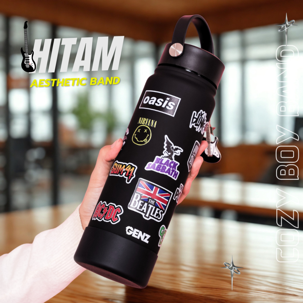 TUMBLER Cozy BOY & GIRL Aesthetic premium Stainless steel 316 Tahan Dingin Dan panas Silicon Slip foto 4