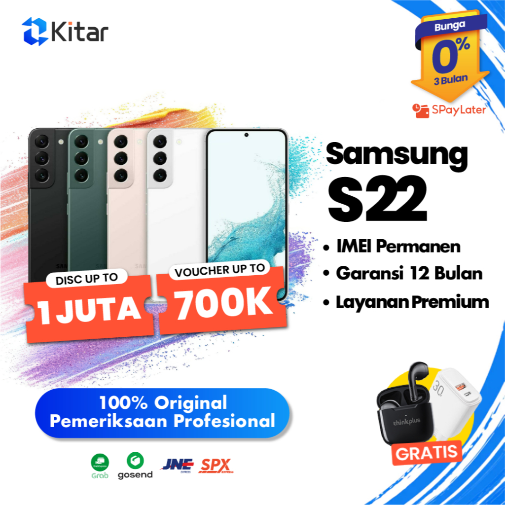 Samsung S22 Second Resmi ex SEIN BC Beacukai IMEI Permanen 100% Original FULLSET 128GB 256GB
