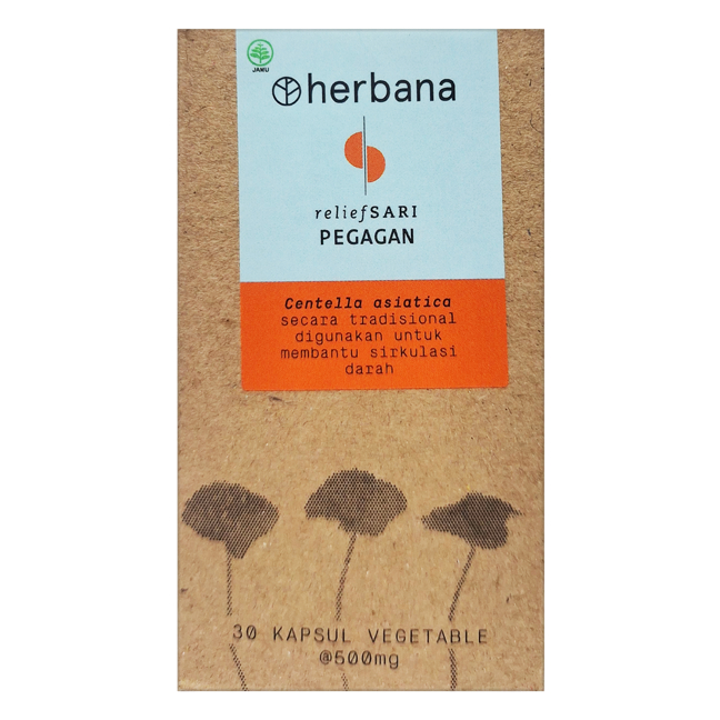 HERBANA PEGAGAN ISI 30 KAPSUL / DAYA TAHAN TUBUH / MULTIVITAMIN - Gambar 3