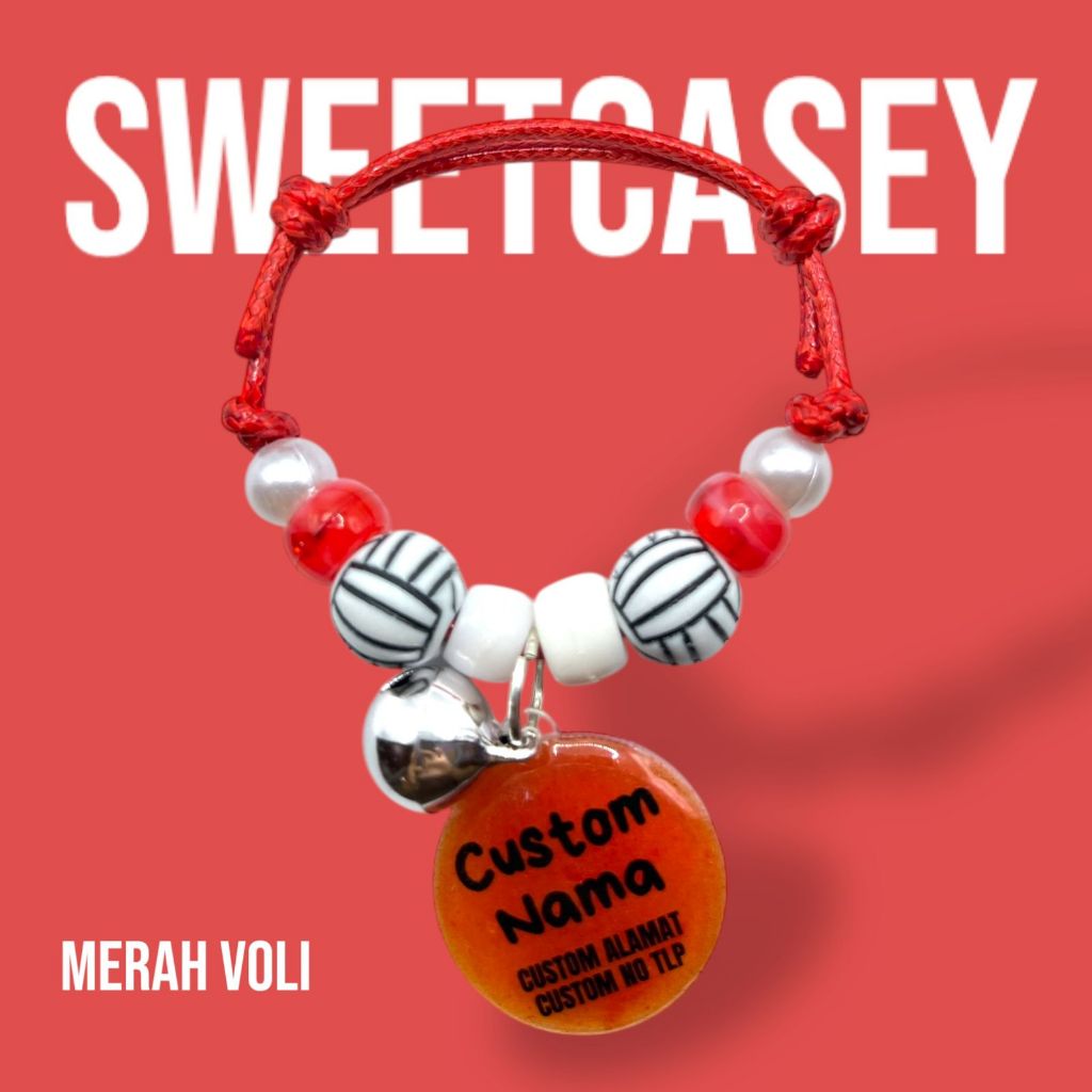 KALUNG KUCING SPORT / SPORT CAT NECLACE / KALUNG KUCING CUSTOM NAMA - Gambar 3