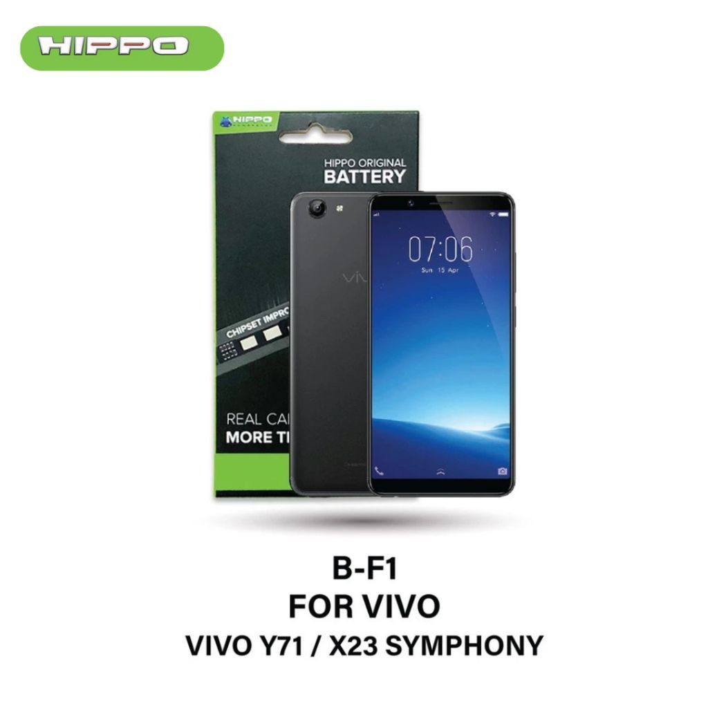 Hippo Baterai Vivo B-F1 Y71 / X23 Symphony 3360mAh Battery Batere Batrai Batre Original Cell Garansi resmi