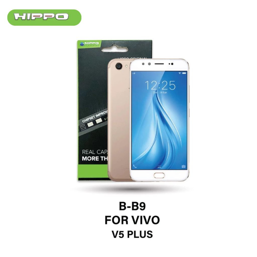 Hippo Baterai Vivo B-B9 V5 Plus 3250mAh Battery Batere Batrai Batre Original Cell Garansi resmi