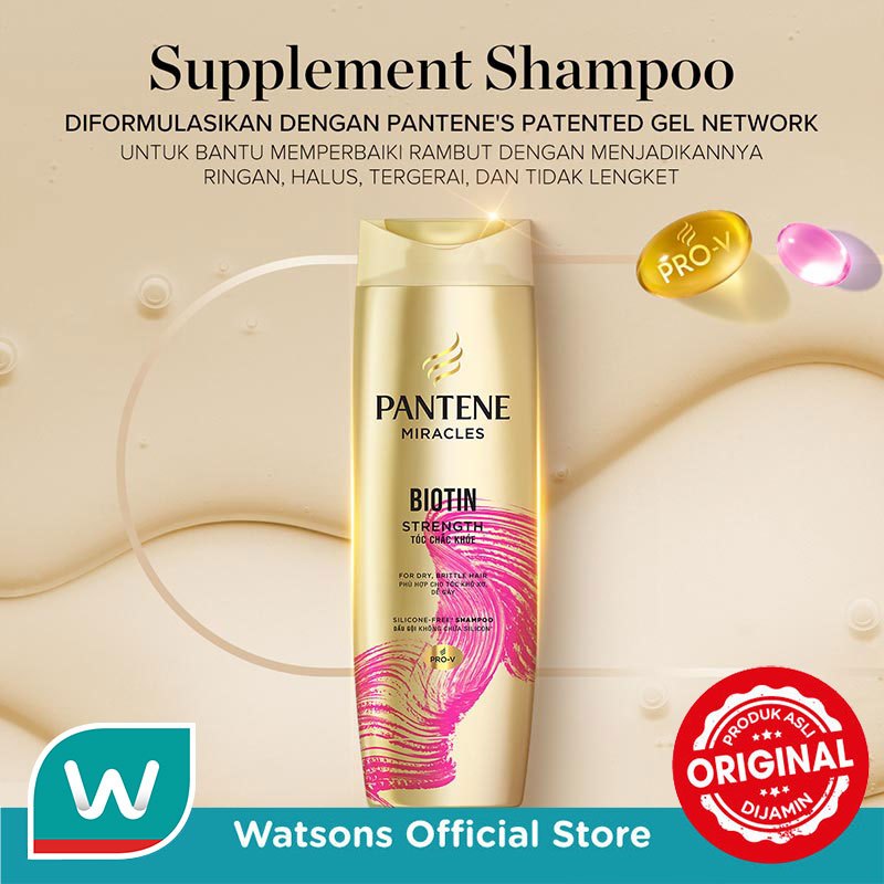 Pantene Miracles Shampo Biotin Strength 270ml - Gambar 4