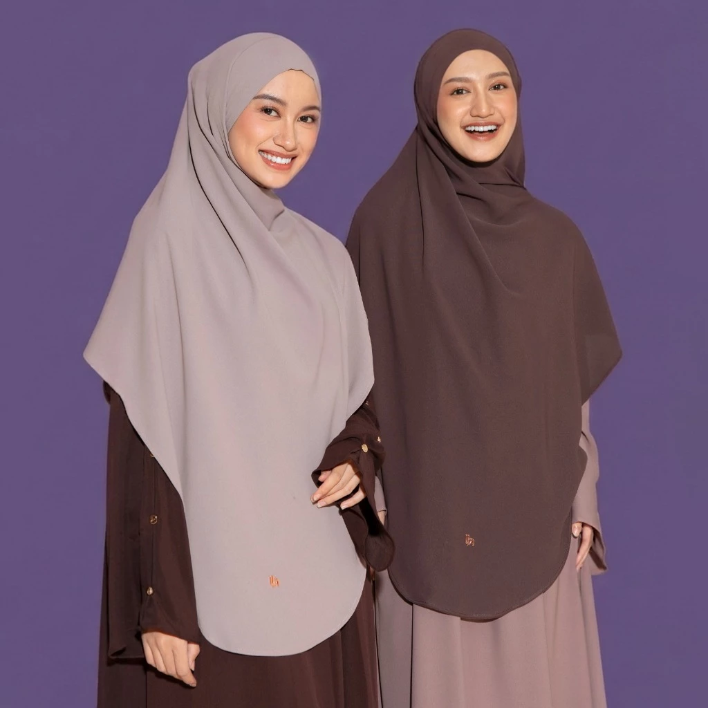 Lozy Hijab - Zafi Pashmina Bandana Instan (Khiban Khimar Bandana Shawl Bandana Syari Bahan Neosoft Anti UV)