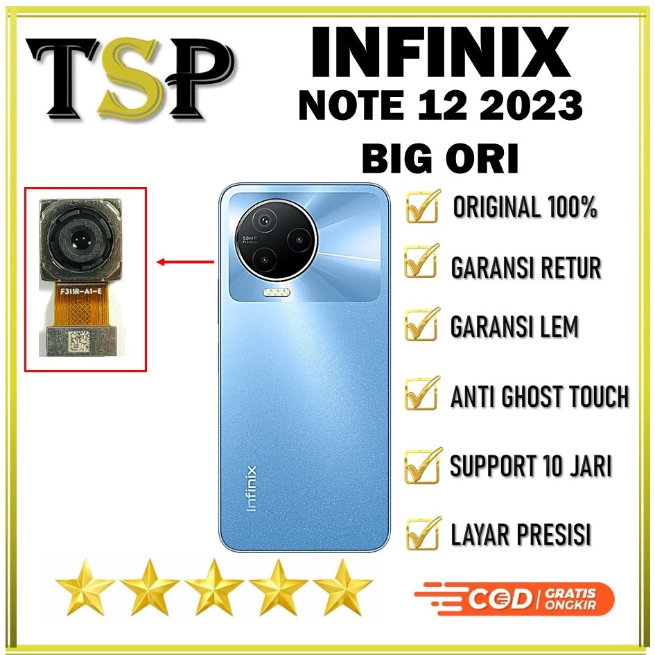 CAMERA BELAKANG / BACK KAMERA BIG INFINIX NOTE 12 2023 BIG ORIGINAL 100%
