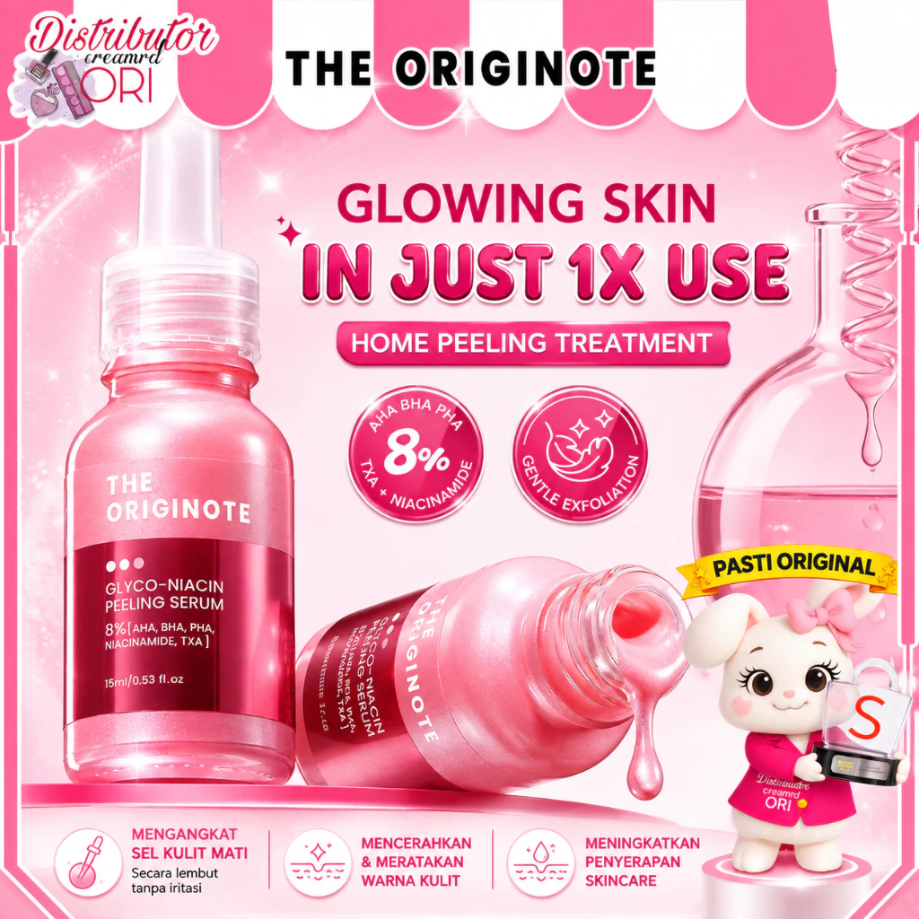 The Originote Glyco-Niacin Peeling Serum 15 ml - Mencerahkan / Distributor Cream Ori