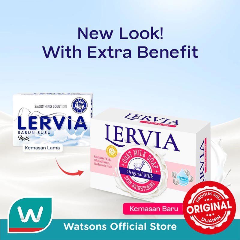 Lervia Sabun Susu Milk 90 g - Gambar 3