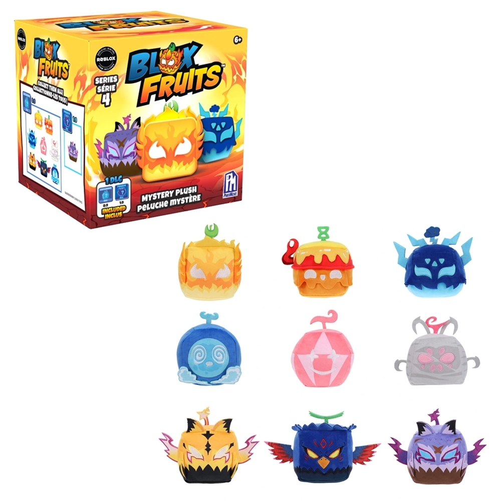 BLOX FRUITS SERIES 1 Squishy SERIES 3 Minifigure 4-Pack Mystery