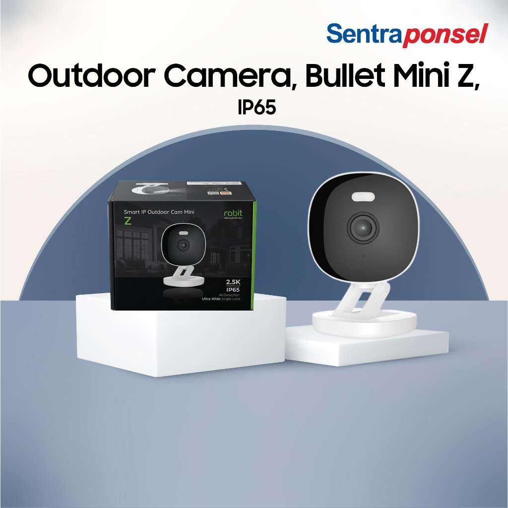 Rabit CCTV Outdoor Bullet Mini Z 4MP 2.5K IP65 – Kamera Keamanan Outdoor