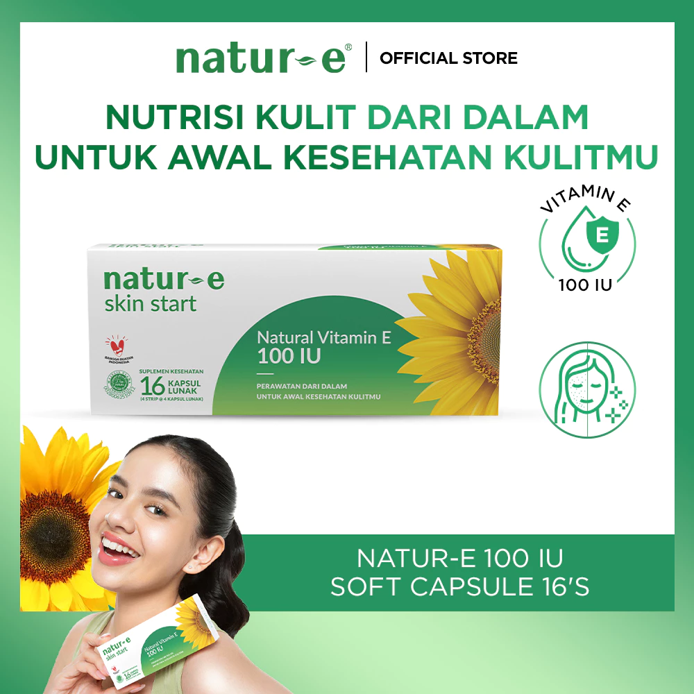 Natur-E Bundle Advanced Soft Capsule 16s + Soft Capsule Skinstart 100 IU 16s + CollaBites Pouch Gummy Collagen with Vitamin E & Biotin 1 pouch - Gambar 3