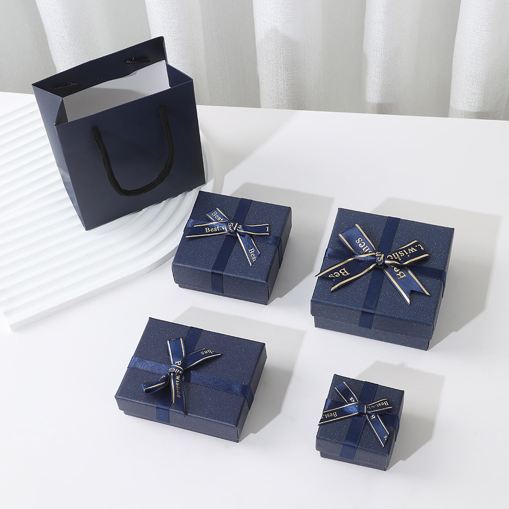 PUSAT17 KOTAK PERHIASAN PREMIUM GIFT BOX KOTAK TEMPAT PERHIASAN JEWELRY BOX TEMPAT AKSESORIS KALUNG ANTING GELANG BOKS PITA PREMIUM PERNIKAHAN ULTAH RING BOX - Gambar 2