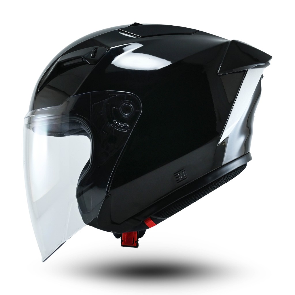 Helm Half Face Jitsu HYBRID Terbaru Helm Cowo Keren Trendy Kekinian Motorcycle SNI Premium
