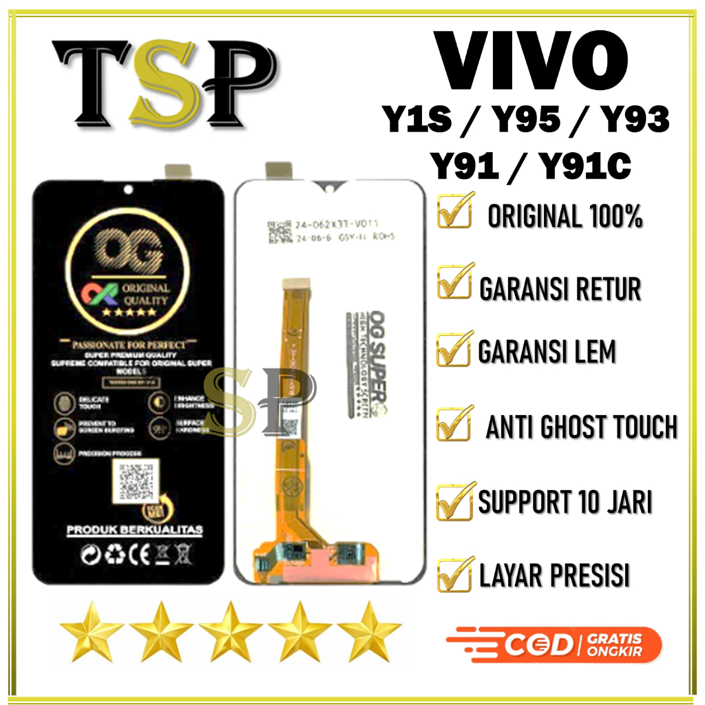 LCD TOUCHSCREEN VIVO Y1S / Y95 / Y93 / Y91 / Y91C  FULLSET ORIGINAL