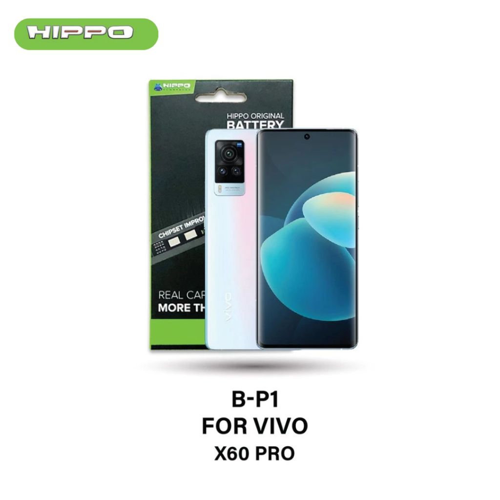 Hippo Baterai Vivo B-P1 Vivo X60 Pro 4200mAh Battery Batere Batrai Batre Original Cell Garansi resmi