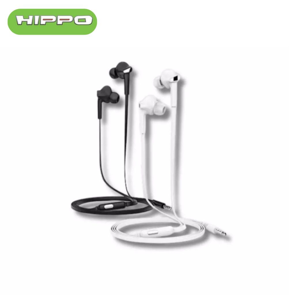 Hippo headset handsfree earphone WE-01 deep Bass Original