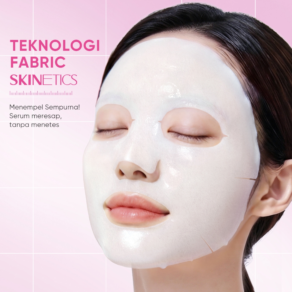 [NEW LAUNCH!] SKINTIFIC Radiance Glow Silky Mask Sheet Mask Wajah dengan 20% Tremella Niacinamide TXA untuk Glass Skin Brightening Hydrating Plump Soothing Kulit Kusam Kering skincare - Gambar 3