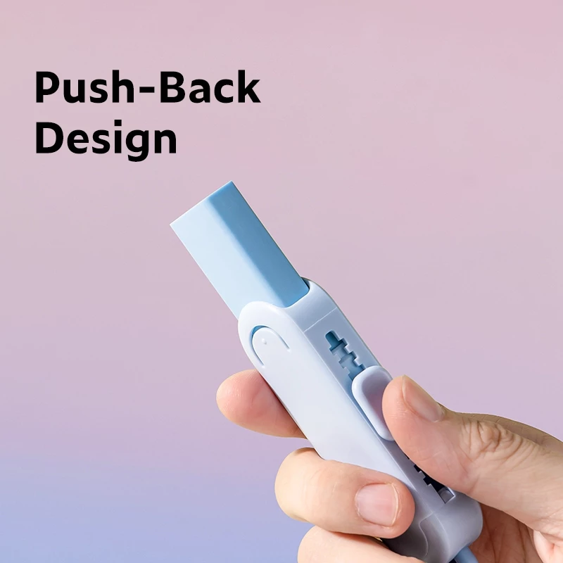 Nusign Mechanical Eraser Push-Back Eraser / Penghapus Dorong Mekanikal ENS039 - Gambar 2