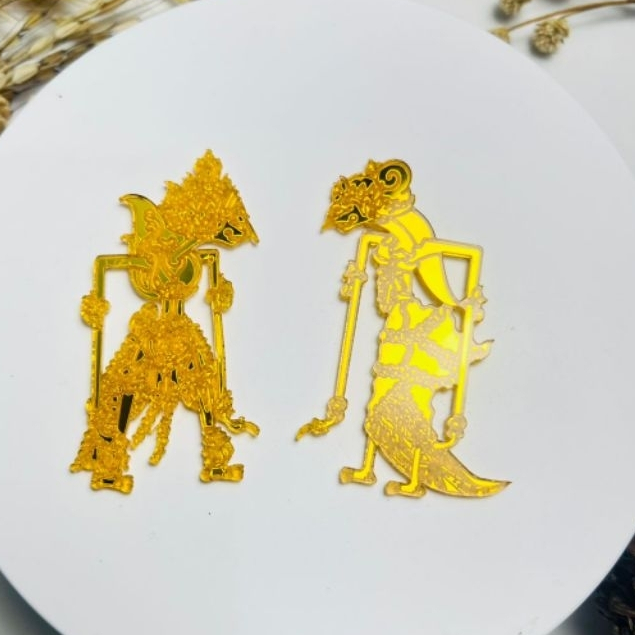Rama Shinta Akrilik Gold ukuran kecil sedang besar