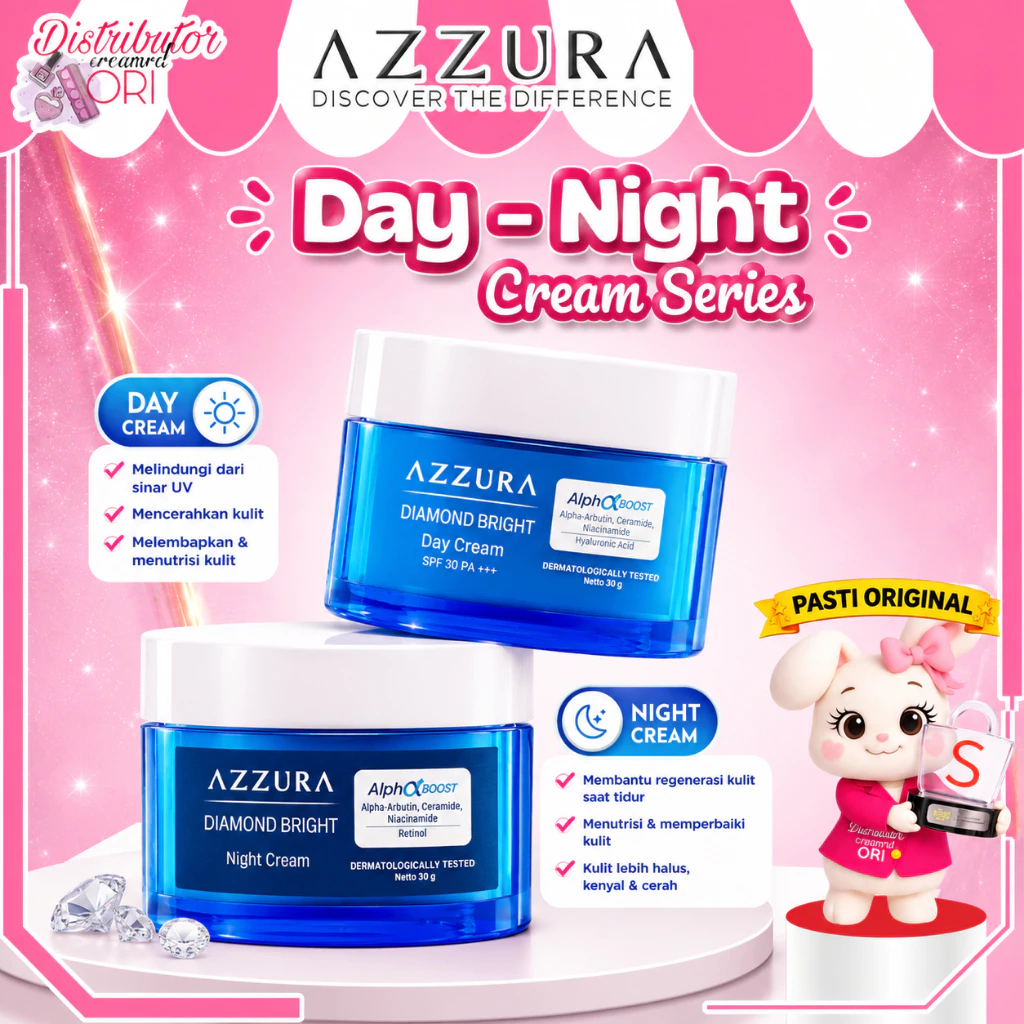AZZURA Diamond Bright Night Cream -Day Cream Series 30Gr