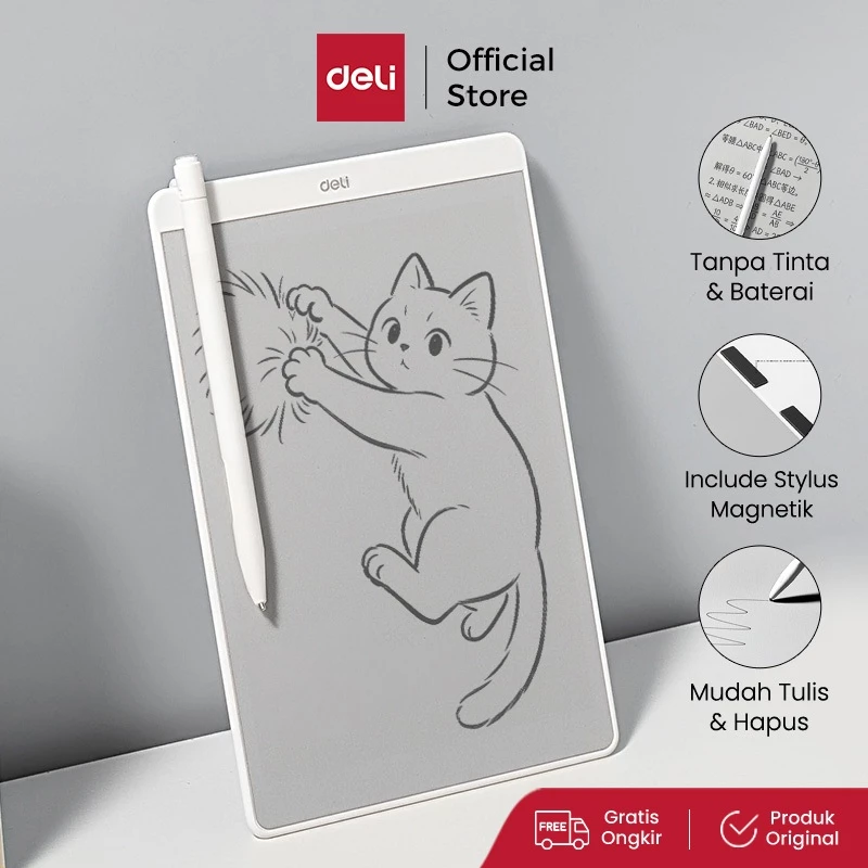 Deli Papan Tablet Tulis / Ink-Free Magnetic Whiteboard MQ164 MQ168