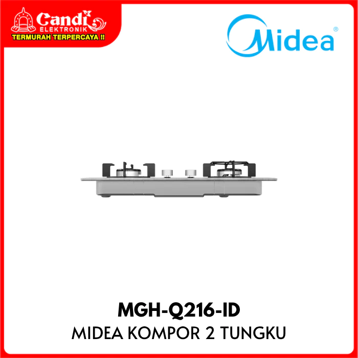 MIDEA Kompor Tanam 2 Tungku Dura Stainless Body MGH-Q216-ID - Gambar 3