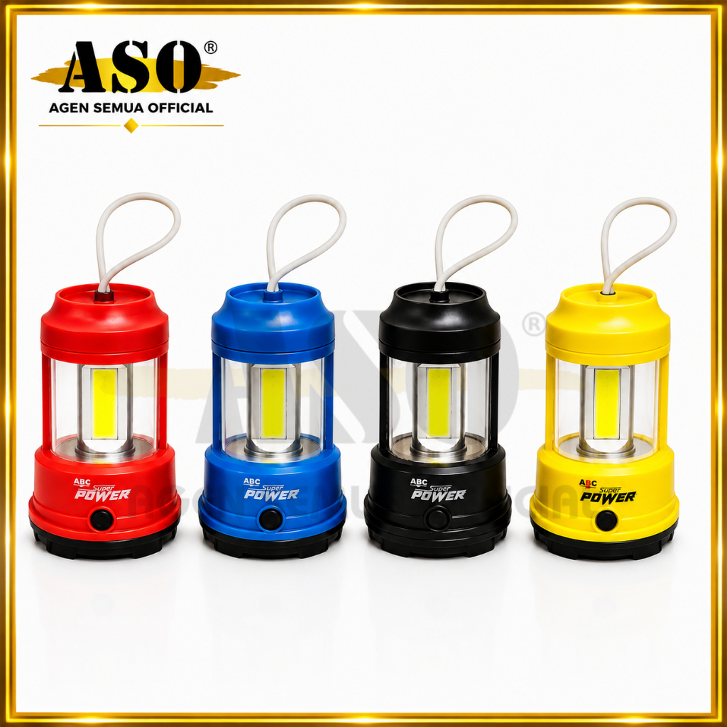 Lampu Gantung Lentera New Emergency Lamp LED Lentera baterai ( warna random) PROMO !!!