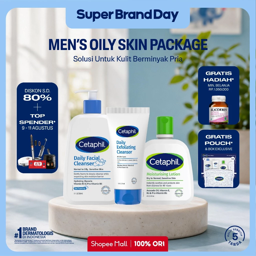 Cetaphil Men's Care for Oily Skin Package