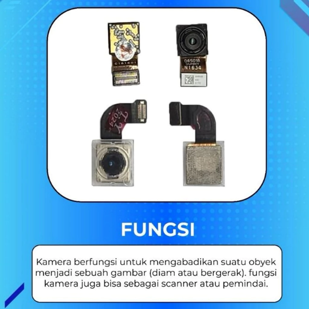 CAMERA DEPAN / FRONT KAMERA INFINIX NOTE 12 2023 SMALL ORIGINAL 100% - Gambar 2