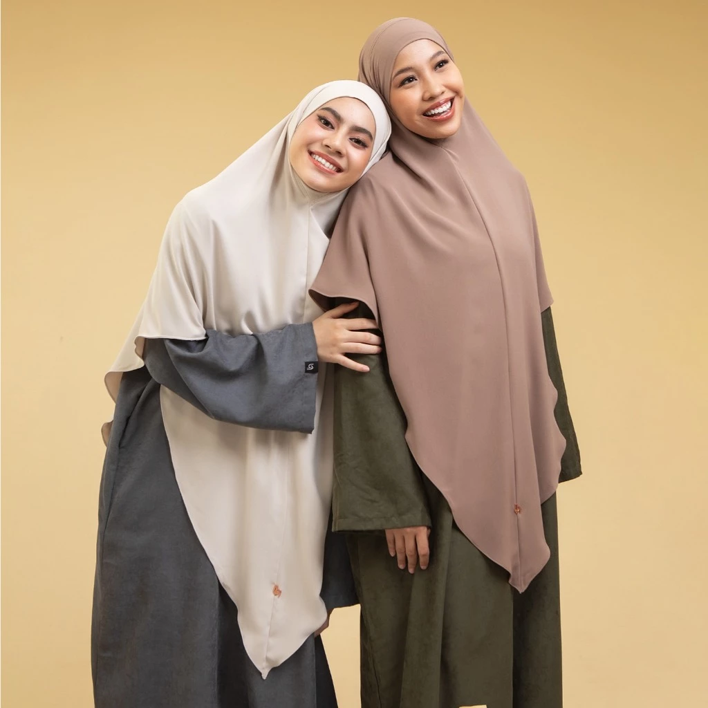 Lozy Hijab - Sara Khimar Bandana (Khiban Khimar Bandana Syari Bahan Neosoft Anti UV) - Gambar 2