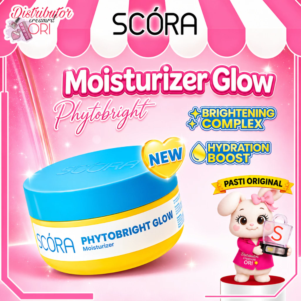 SCORA Phytobright Glow Moisturizer 40 Ml / Distributor Cream Ori
