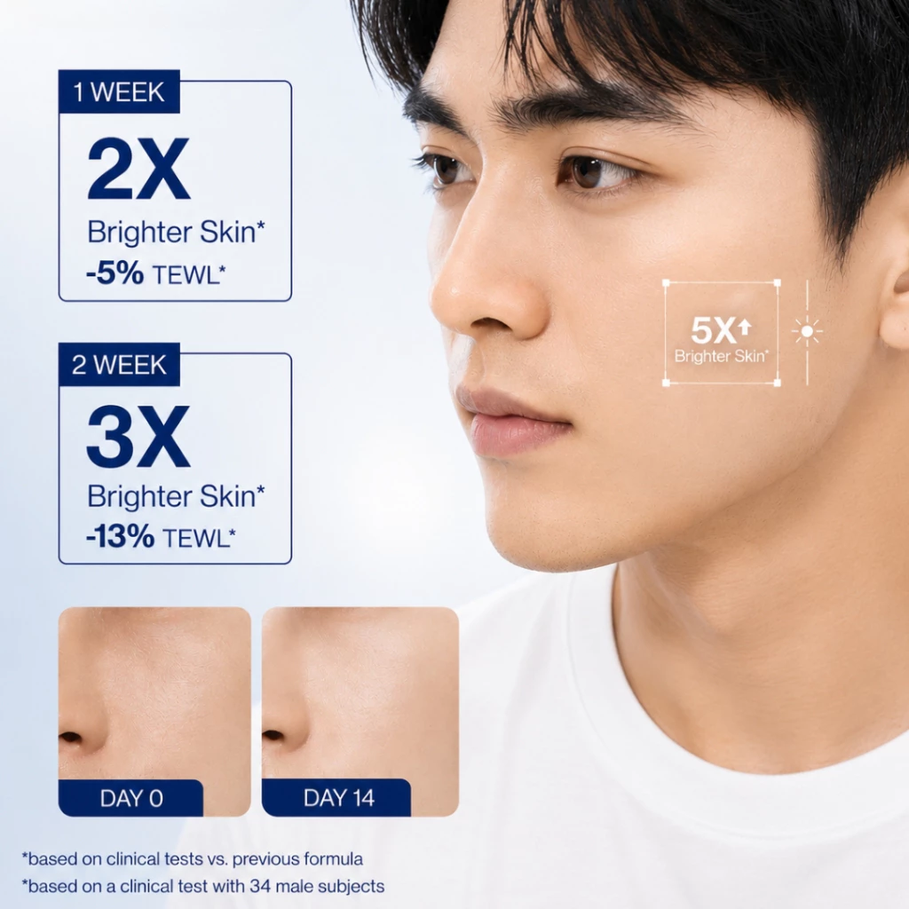 [MAISON MOTIF] Zeros Labs Brightening Facial Wash Men Cleanser Niacinamise Cooling Fresh 100ml - Gambar 3