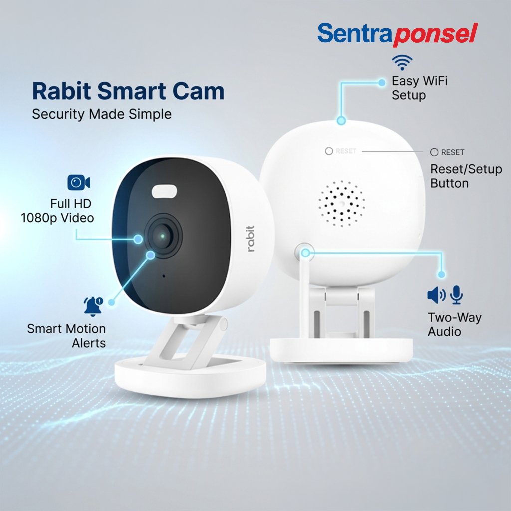 Rabit CCTV Outdoor Bullet Mini Z 4MP 2.5K IP65 – Kamera Keamanan Outdoor - Gambar 2