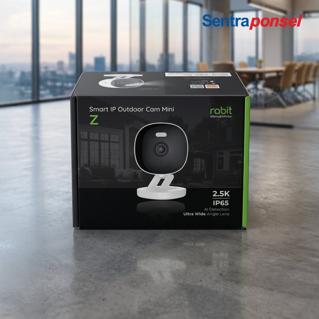 Rabit CCTV Outdoor Bullet Mini Z 4MP 2.5K IP65 – Kamera Keamanan Outdoor - Gambar 3