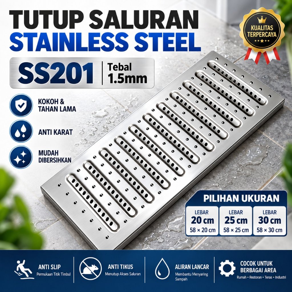 Stainless Steel Grill Gutter Grating/ Stainless Grating/ Drainage Cover ...