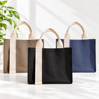 Waterproof Canvas Souvenir Denim Tote Bag AestheticPOLOS Random Color ...