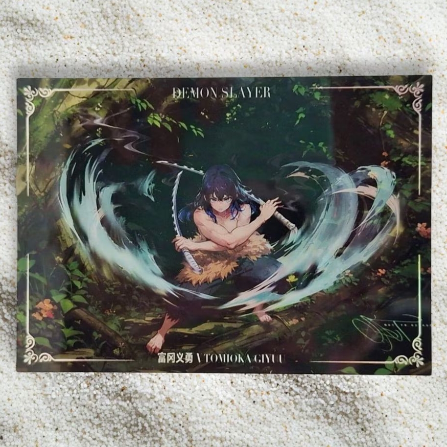 Demon Slayer Hashibira Inosuke Resin Card CCG Card | Shopee Singapore