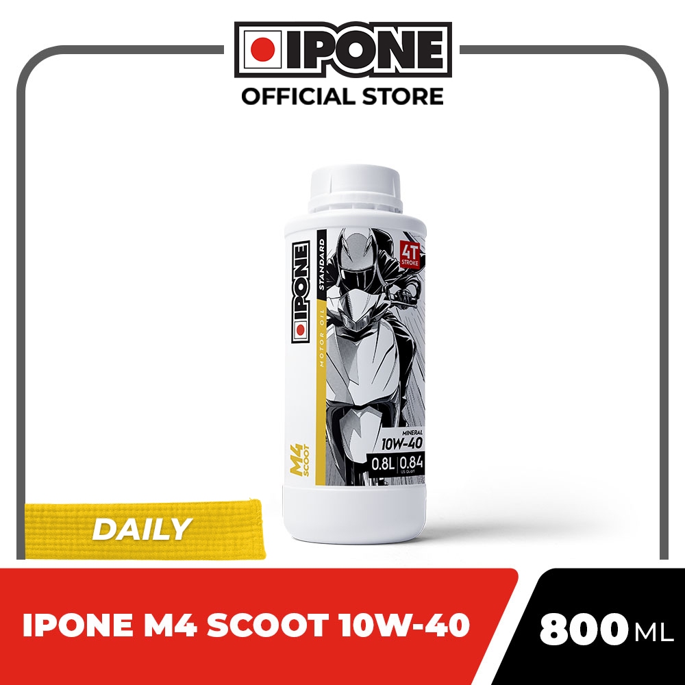 Ipone M4 SCOOT 10W-40 0.8L - Oli Motor Matic