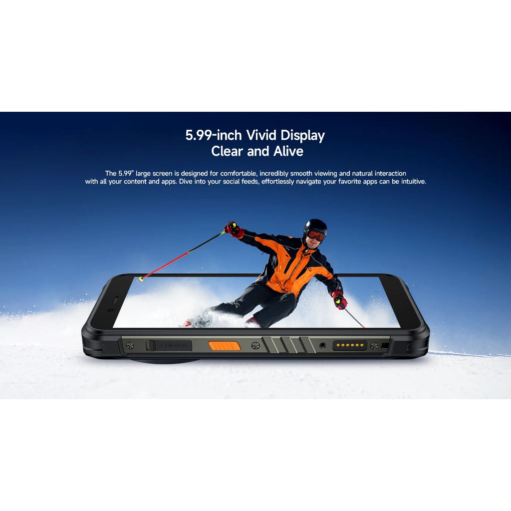 Ulefone Rugking 5,99''LCD IPS 60HZ 9600mAh 18W 8GB 256GB NFC - Gambar 3