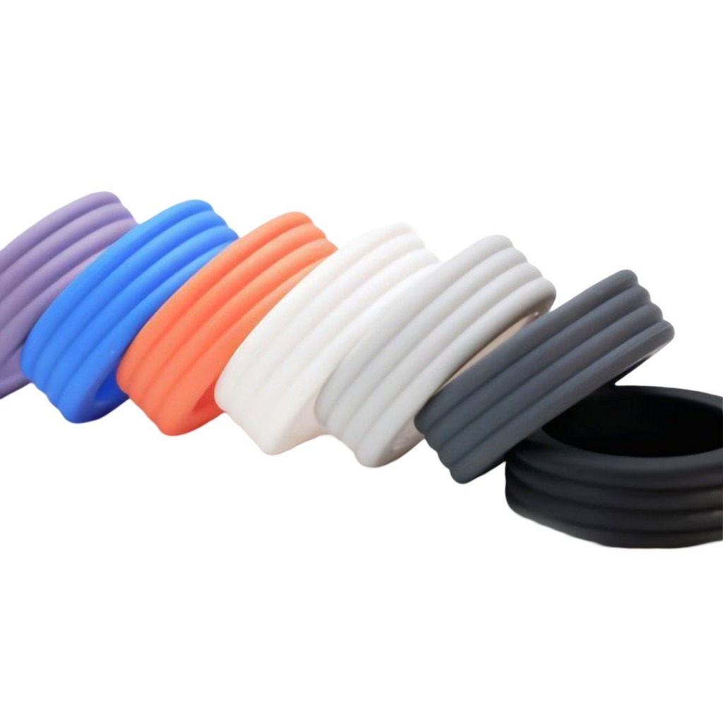 Popmaker Shop Silikon Pelindung Roda Koper 8 Pcs Anti Slip - Gambar 2