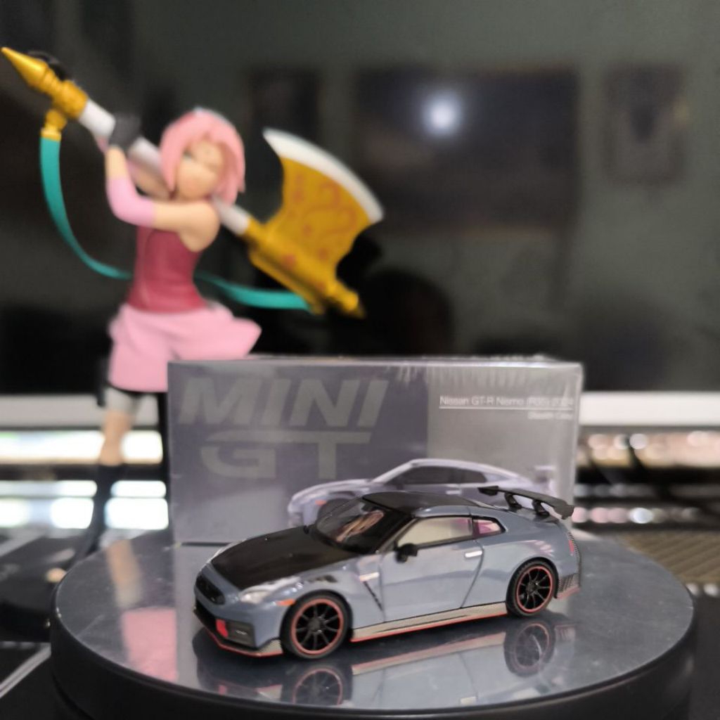 Mini gt nissan GTR r35 nismo gray 868 | Shopee Singapore