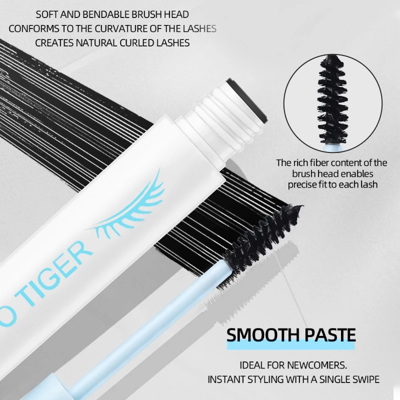 Mascara Pelentik Bulu Mata Waterproof Tahan Lama Hitam Pekat Anti Gumpal Pemanjang Airy Lash Murah 053 736 - Gambar 4